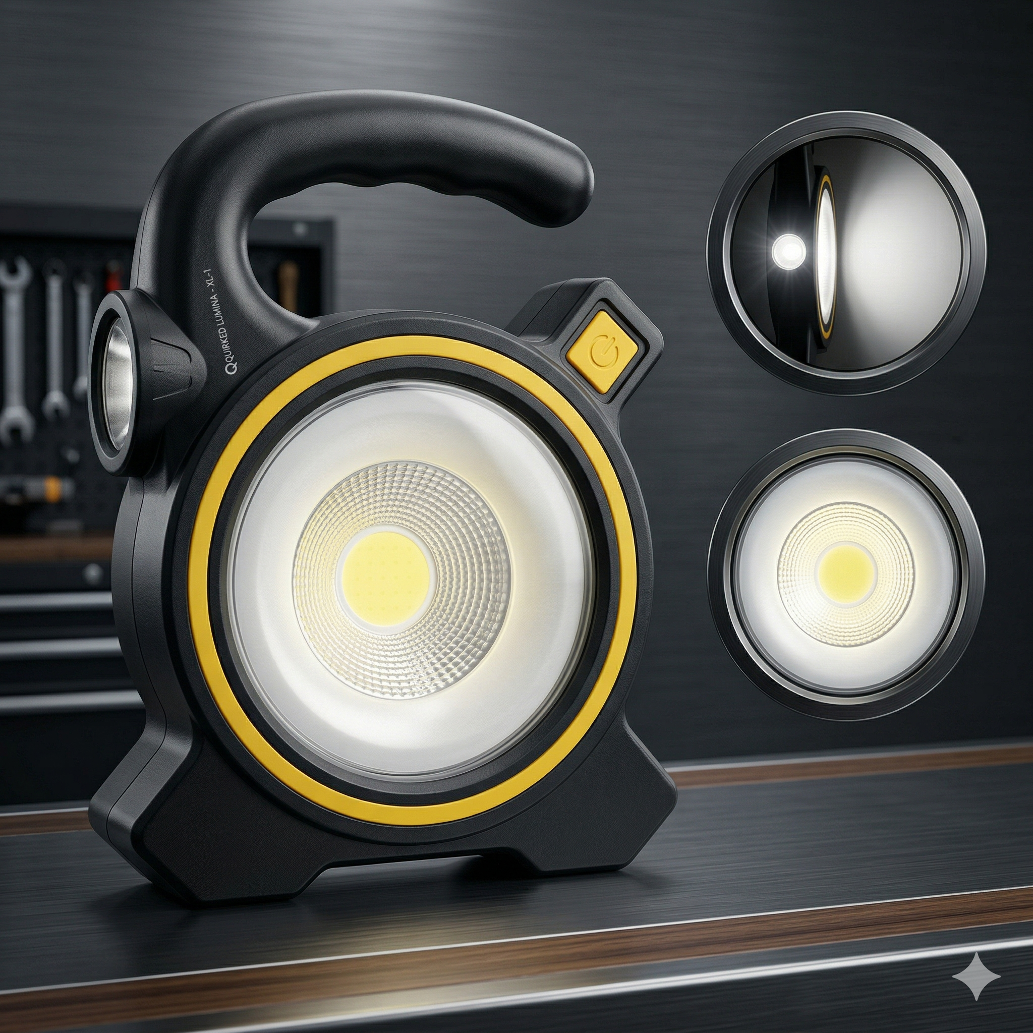 SolStrike - Solar Rechargeable White LED COB Work Light