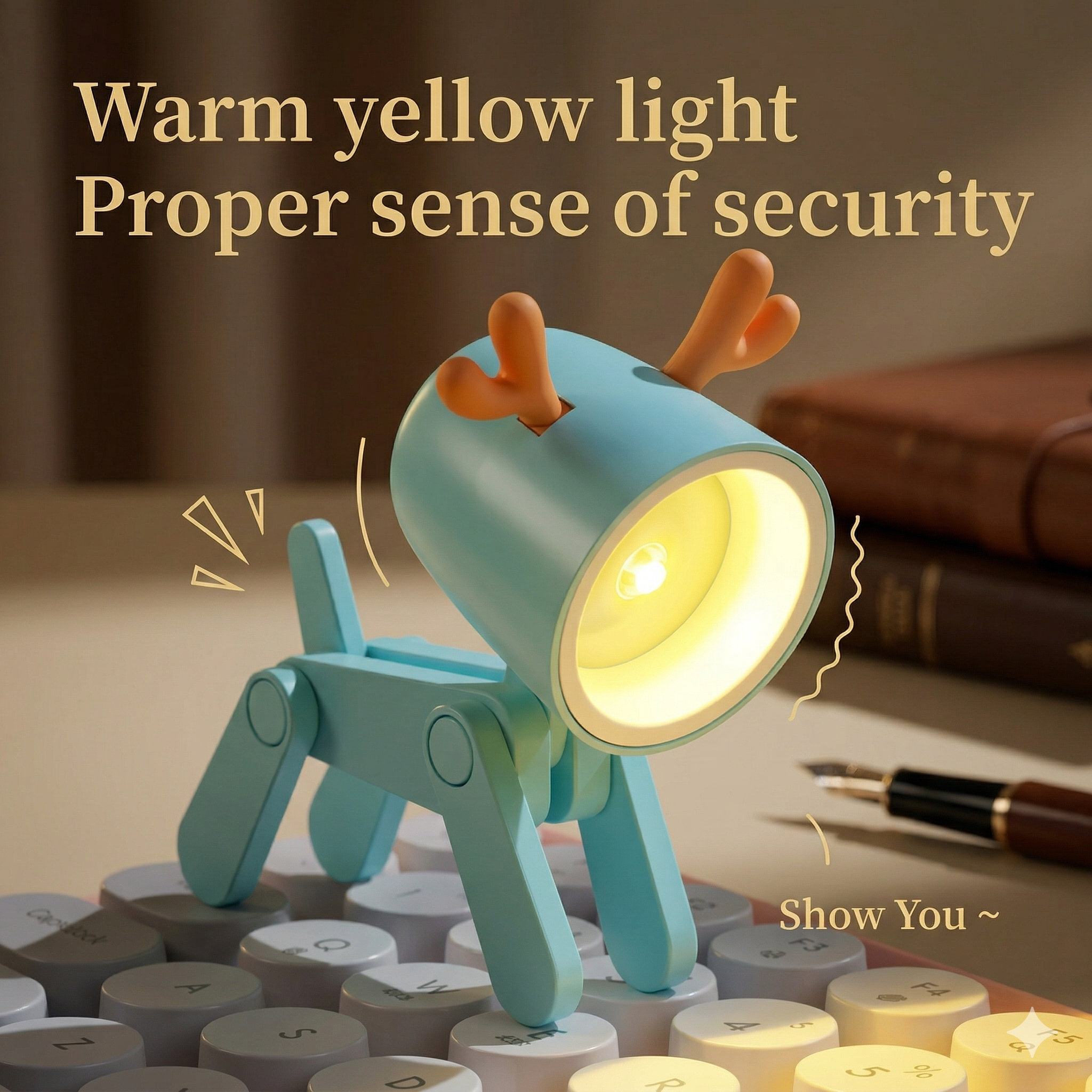 FawnGlow - Portable Glow LED Desk Light
