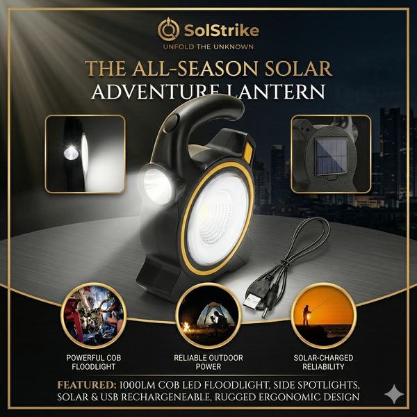 Solar Rechargeable Work Light
