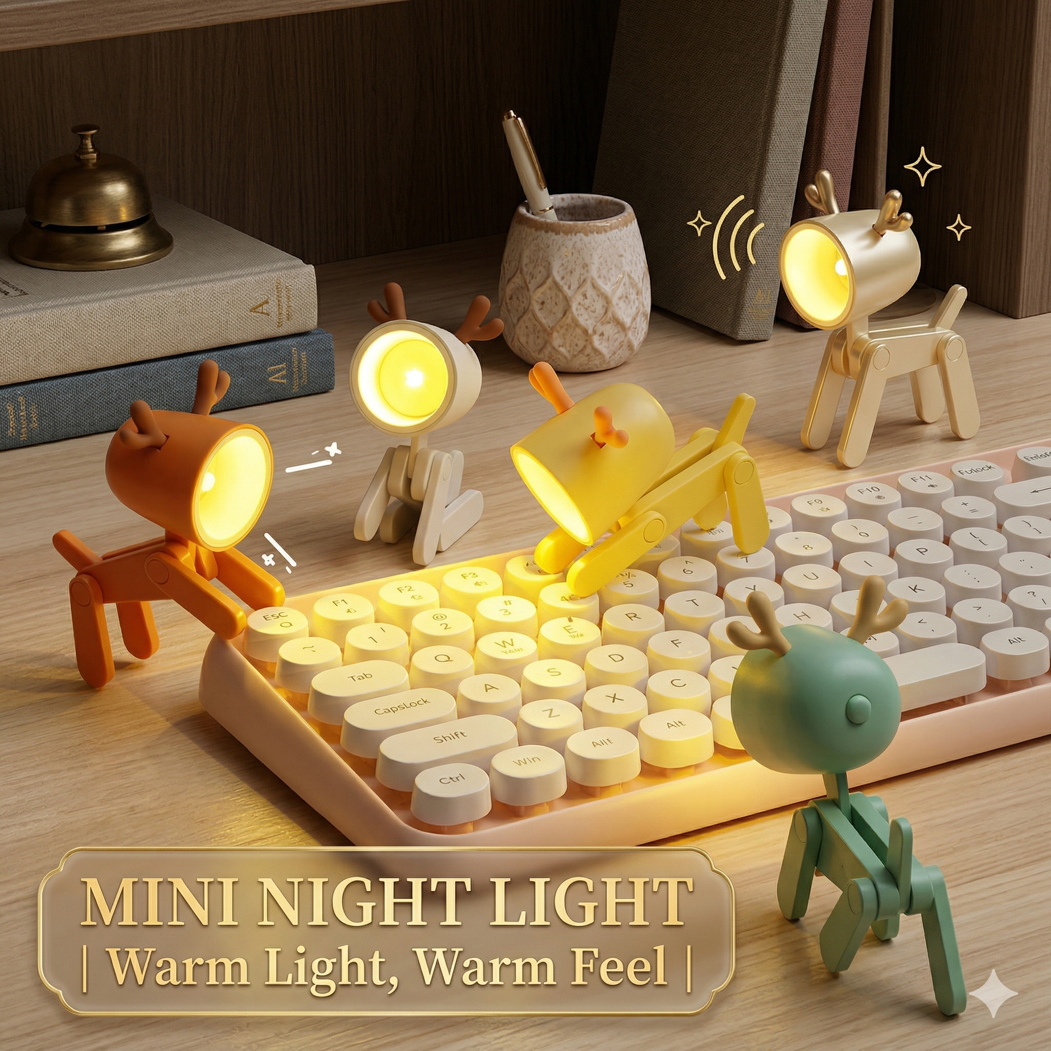 FawnGlow - Portable Glow LED Desk Light