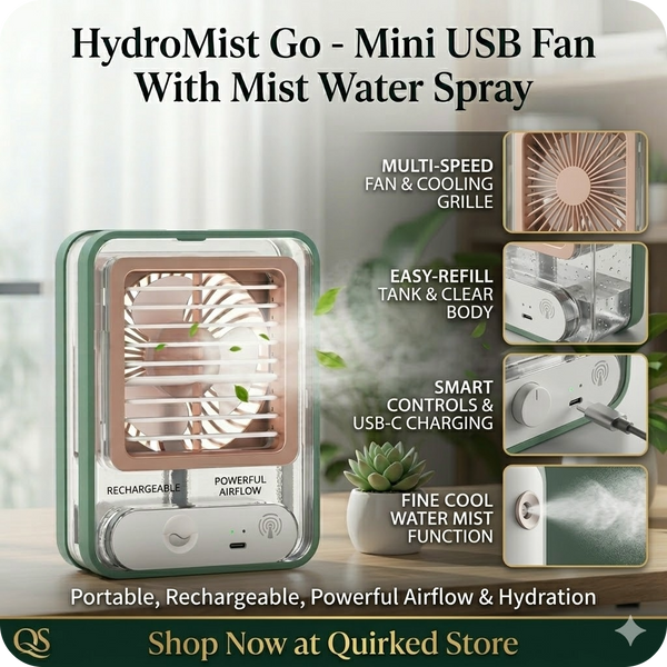 Portable Cooling Mist Fan